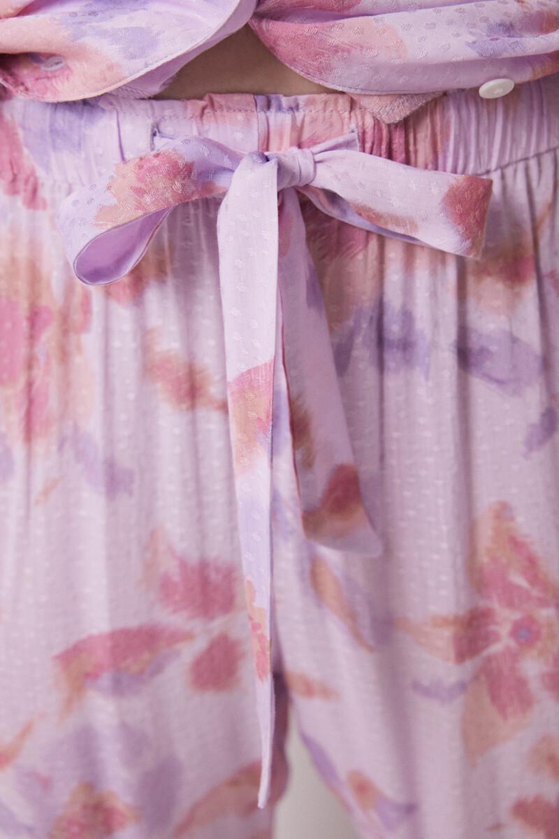 women'secret Pijama camisero Capri viscosa flores Envío internacional gratuito