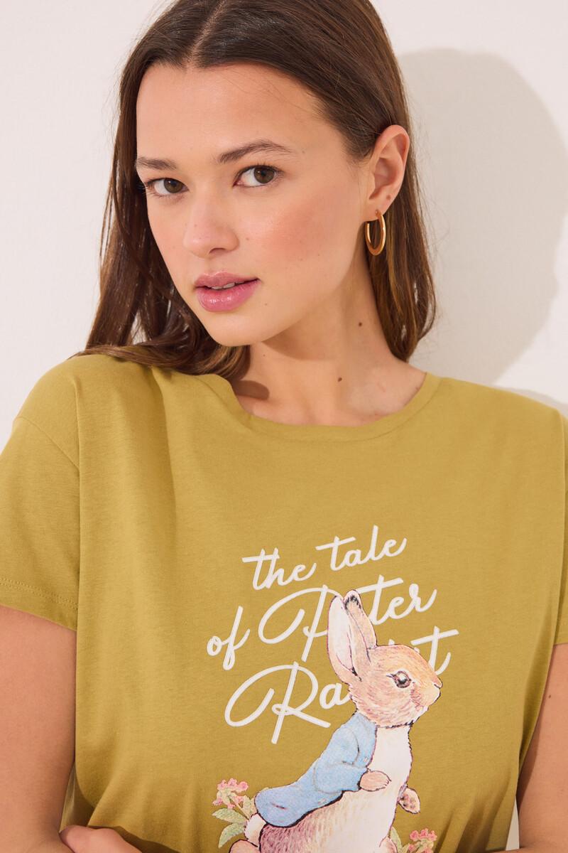women'secret Pijama Capri 100% algodón print "Peter Rabbit" Rebajas de fin de temporada