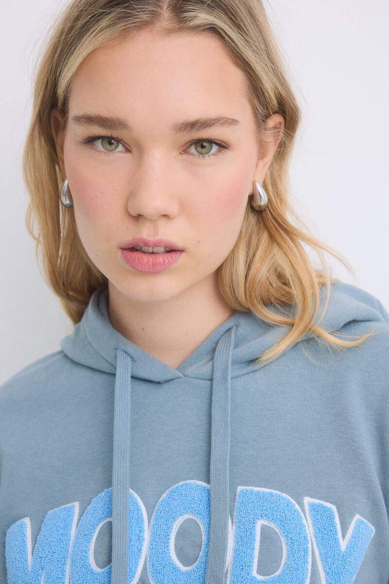 women'secret Sudadera capucha felpa algodón gris Outlet online