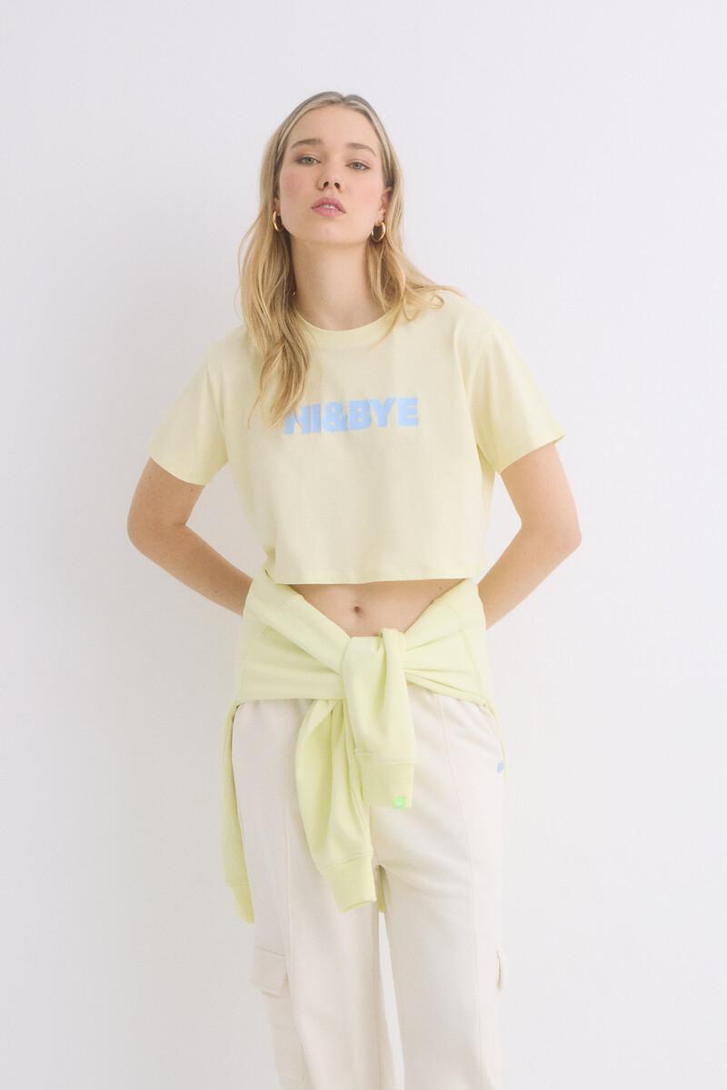women'secret Camiseta 100% algodón amarillo Gran oferta