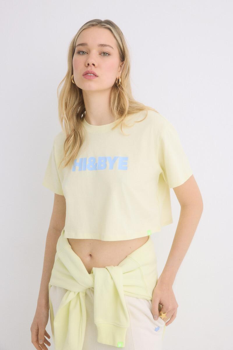 women'secret Camiseta 100% algodón amarillo Gran oferta