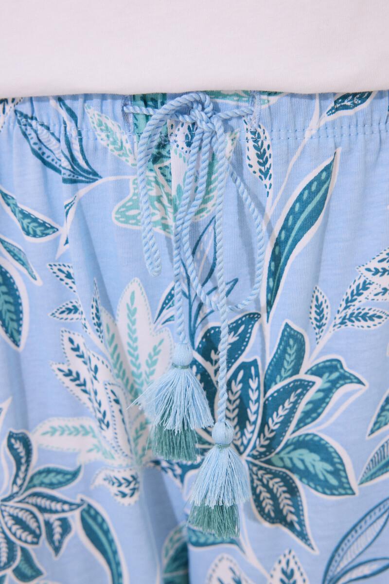 women'secret Pijama Capri 100% algodón estampado flores Los más vendidos