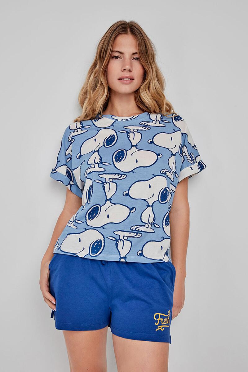 women'secret Pijama corto estampado Snoopy Tienda
