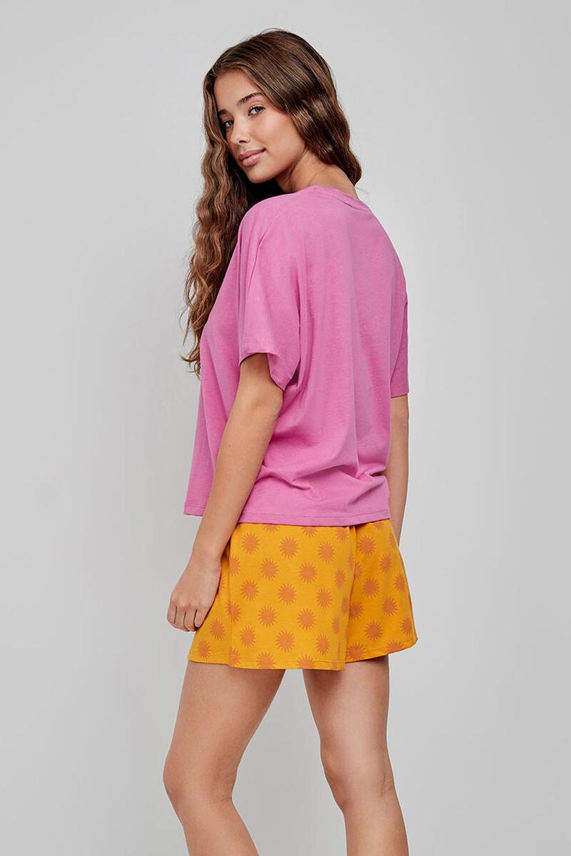 women'secret Pijama corto estampado fucsia COMPRAR AHORA