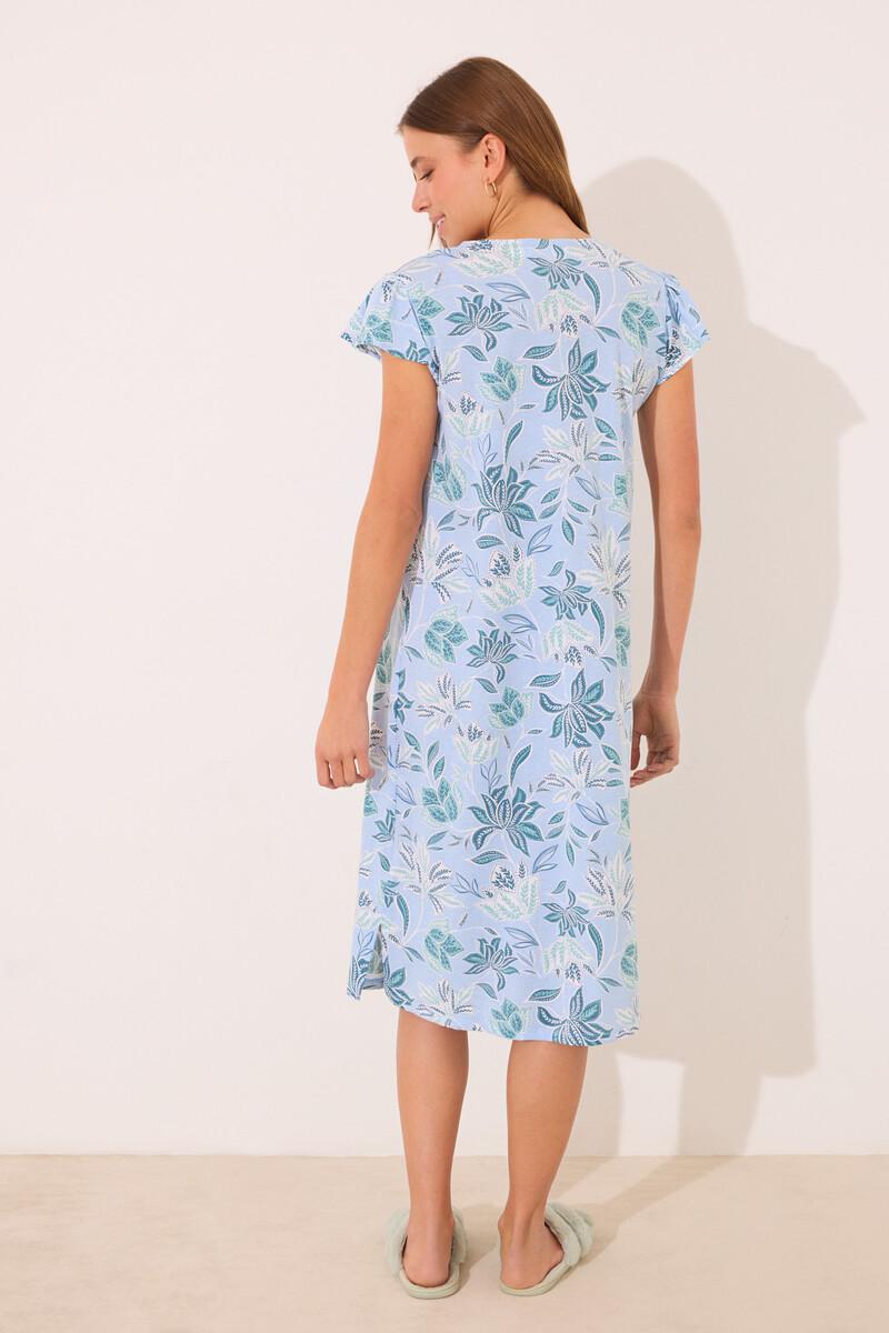 women'secret Camisón midi 100% algodón estampado flores Limitado a 3 días