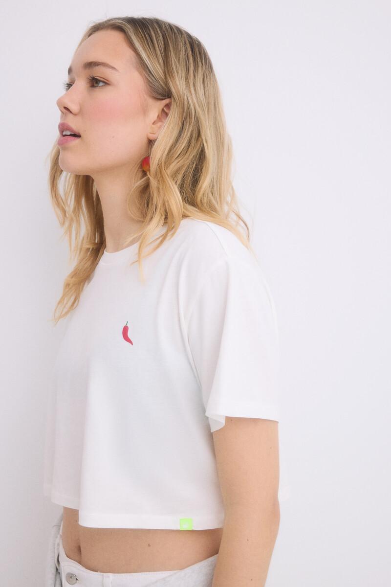 women'secret Camiseta 100% algodón blanco Devoluciones gratuitas
