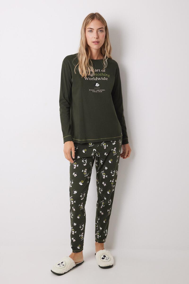 women'secret Pijama largo algodón Mickey & Minnie Rebajas baratas