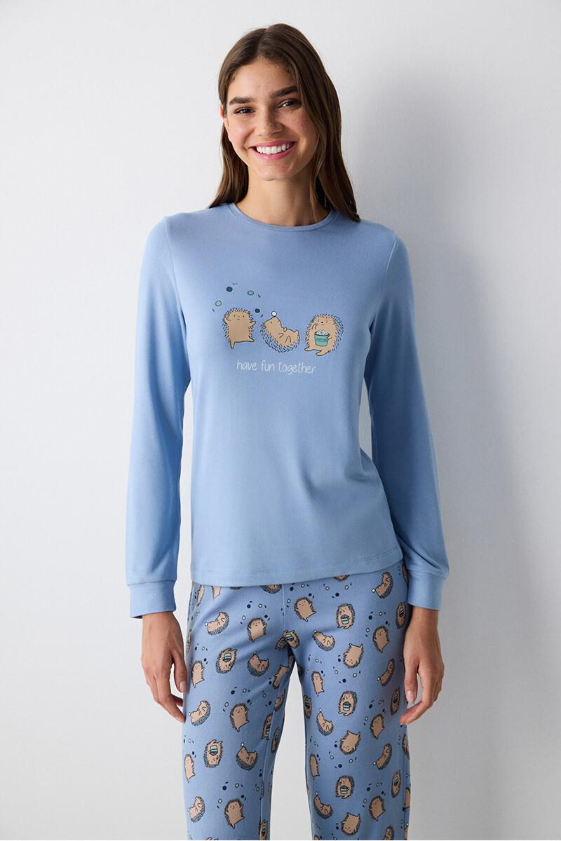 women'secret Camiseta de pijama manga larga Liquidación