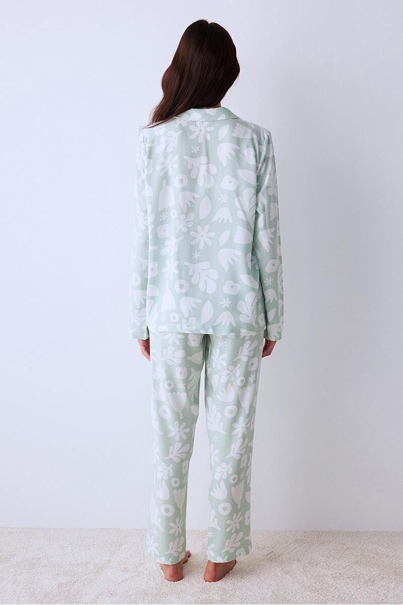 women'secret Conjunto de pijama camisero largo Últimos 2 días