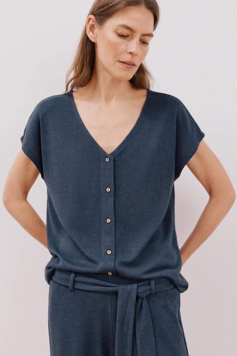 women'secret Camiseta aspecto rústico con botones Solo queda un día
