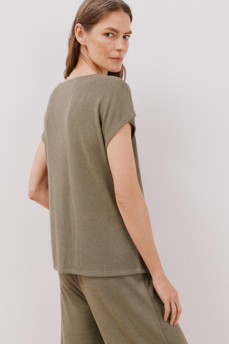 women'secret Camiseta aspecto rústico con botones Grandes descuentos