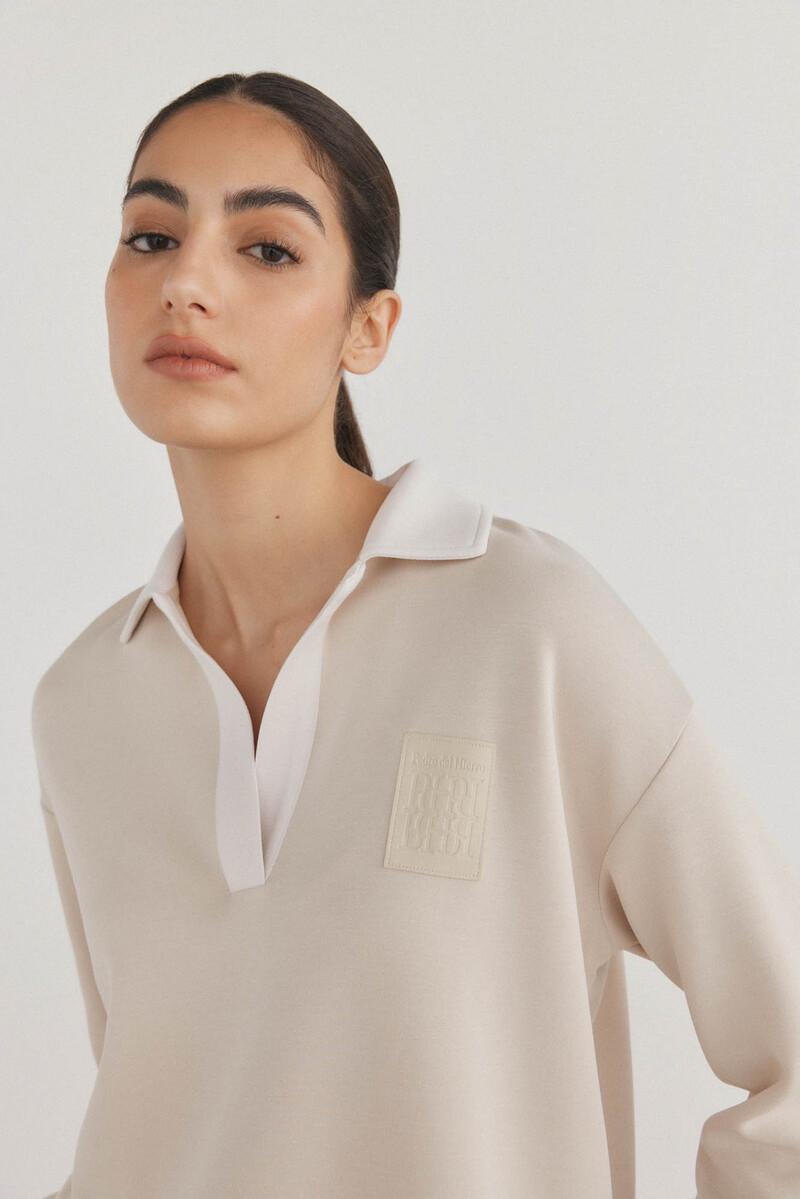 women'secret Sudadera soft touch cuello polo Oferta exclusiva