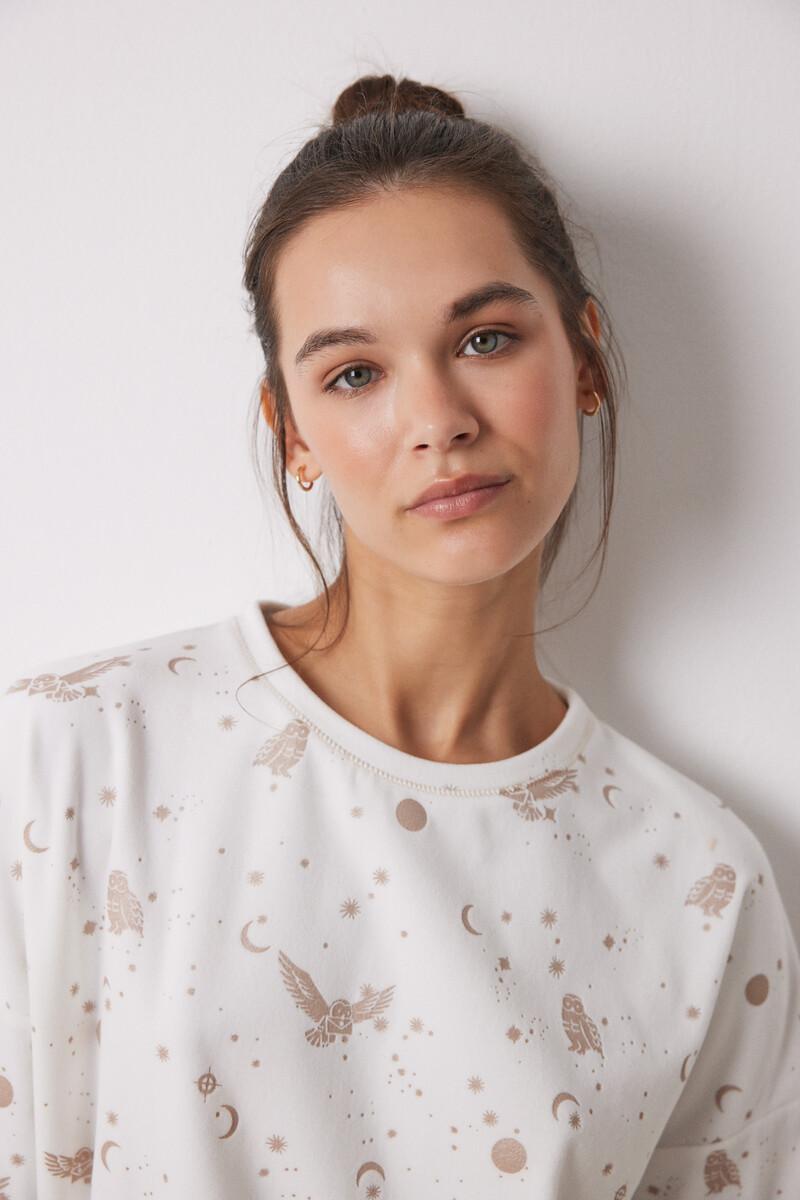 women'secret Pijama terciopelo elástico Harry Potter Ofertas de temporada