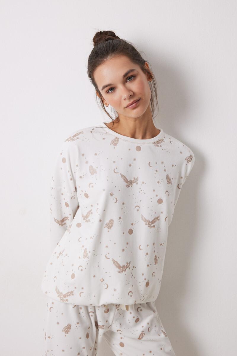 women'secret Pijama terciopelo elástico Harry Potter Ofertas de temporada