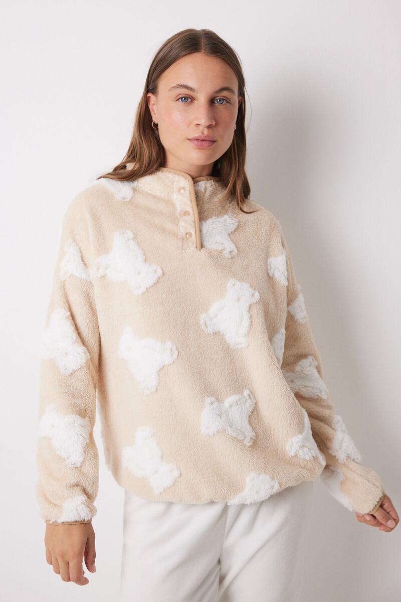 women'secret Pijama largo polar ositos jacquard Grandes ahorros