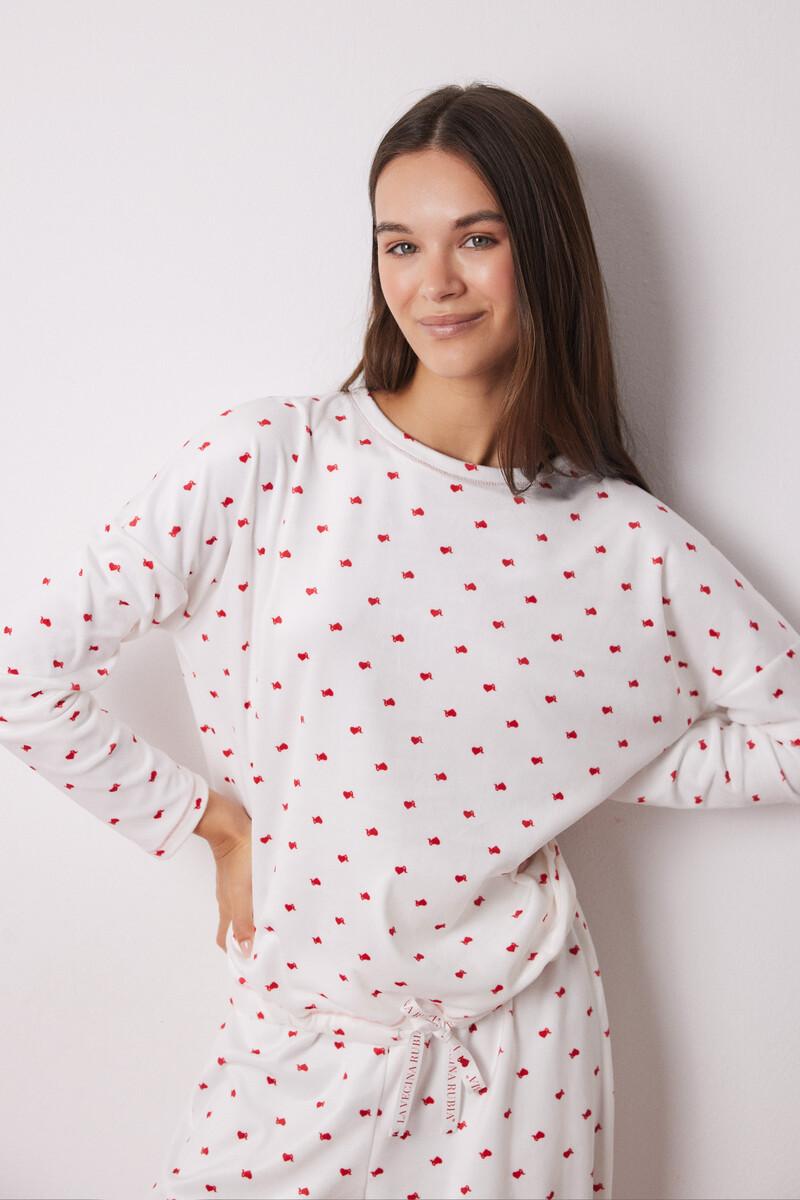 women'secret Pijama corazones La Vecina Rubia Rebajas de fin de temporada