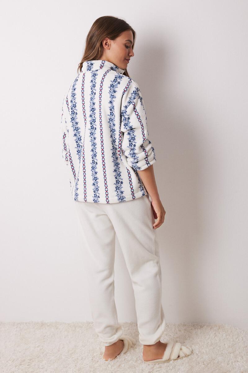 women'secret Pijama largo polar flores Ventas relámpago