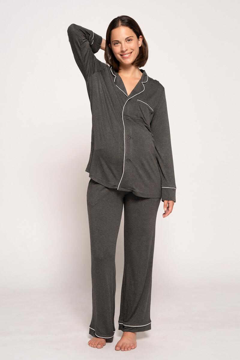 women'secret Pijama Camisero Manga Larga maternity Liquidación