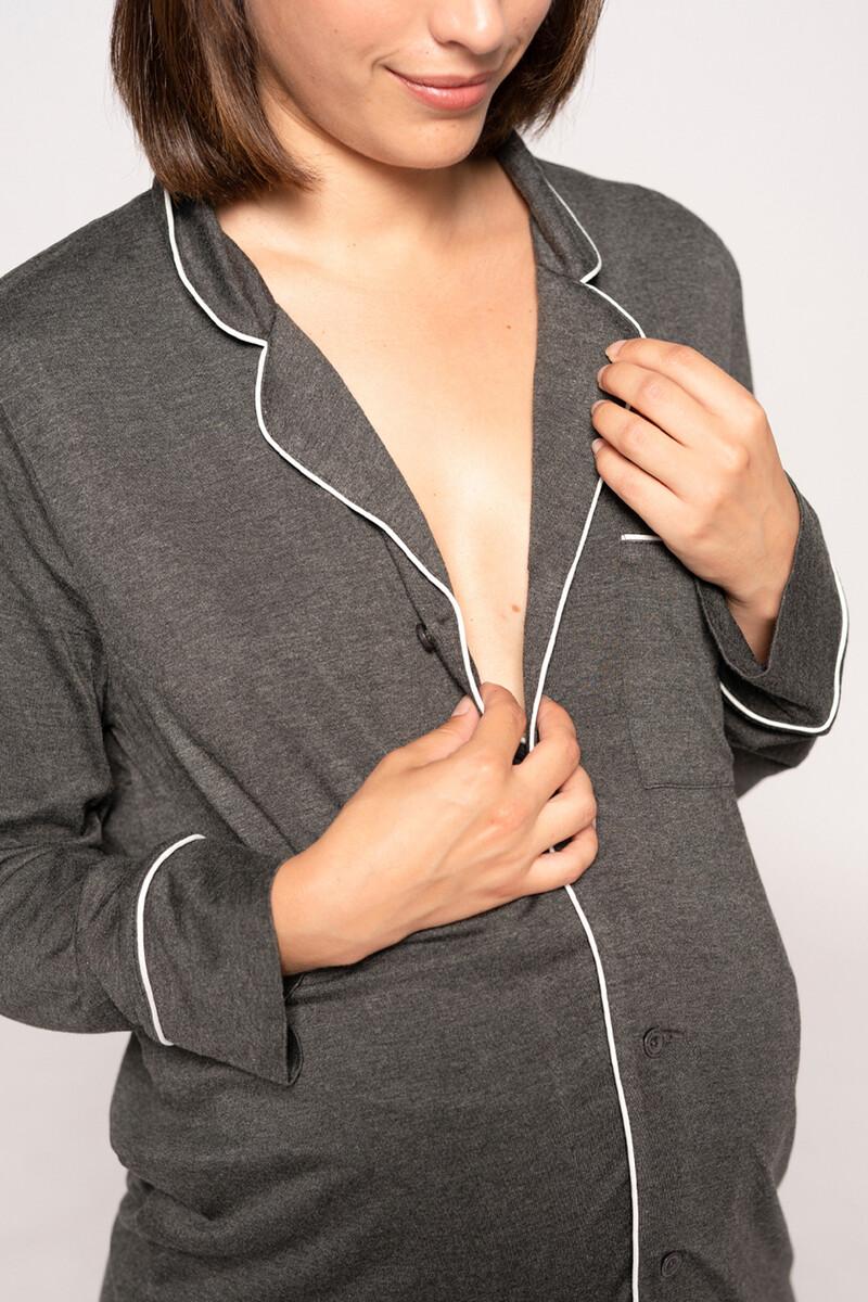 women'secret Pijama Camisero Manga Larga maternity Liquidación