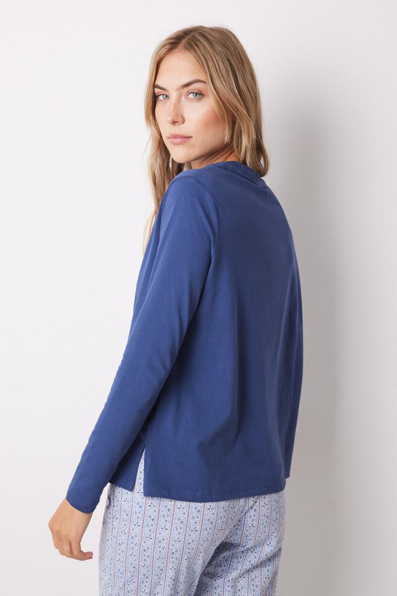 women'secret Camiseta manga larga azul Sailor En oferta