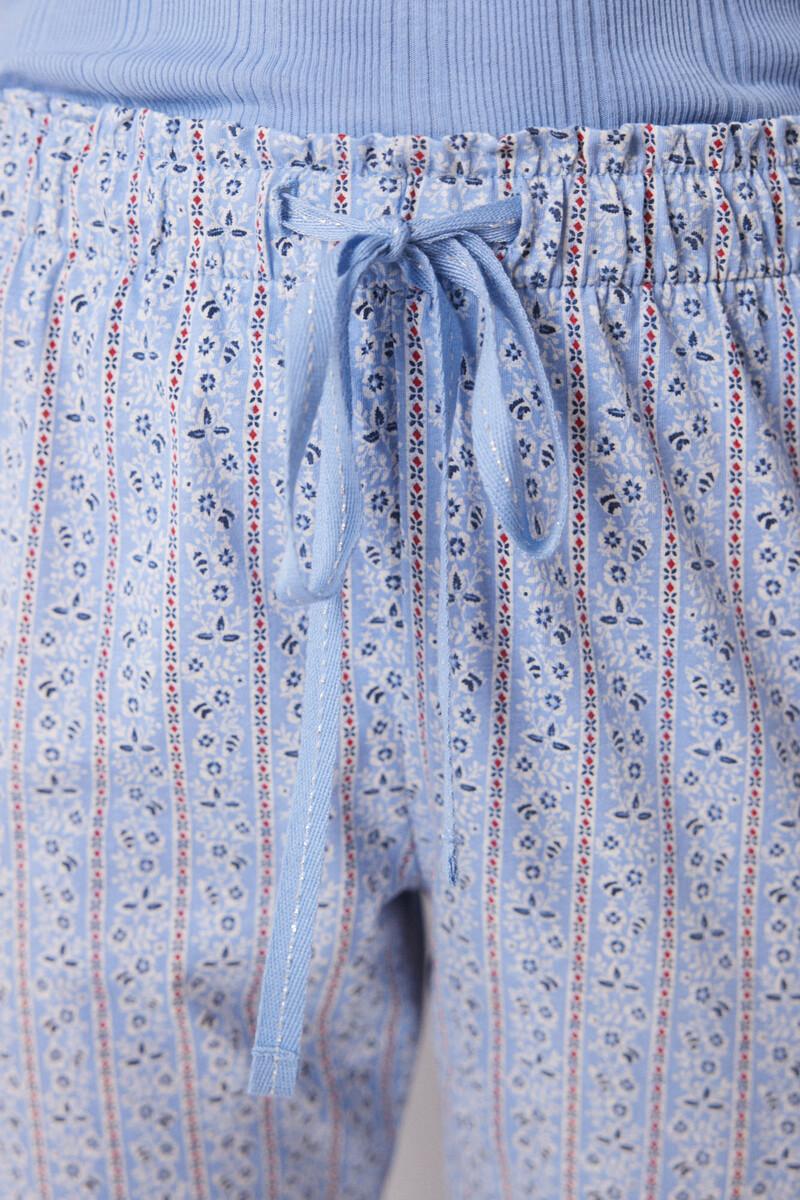 women'secret Pantalón pijama algodón flores rayas skinny Descuento por venta flash