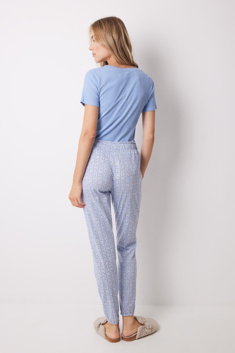 women'secret Pantalón pijama algodón flores rayas skinny Descuento por venta flash