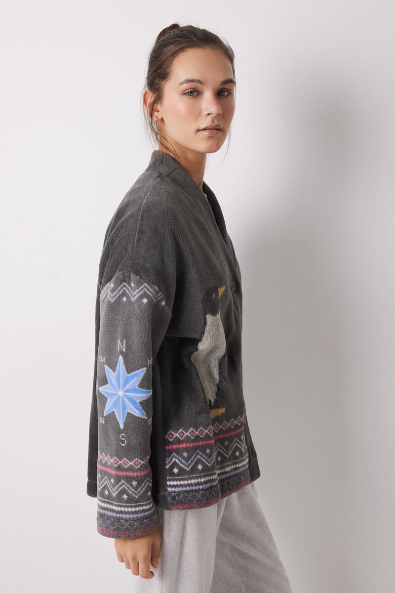 women'secret Pijama largo terciopelo pingüinos Grandes ahorros
