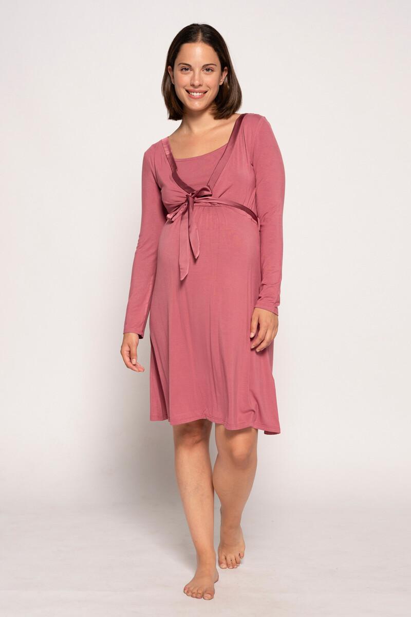 women'secret Camisón de lactancia con cinta satén Rebajas de fin de temporada