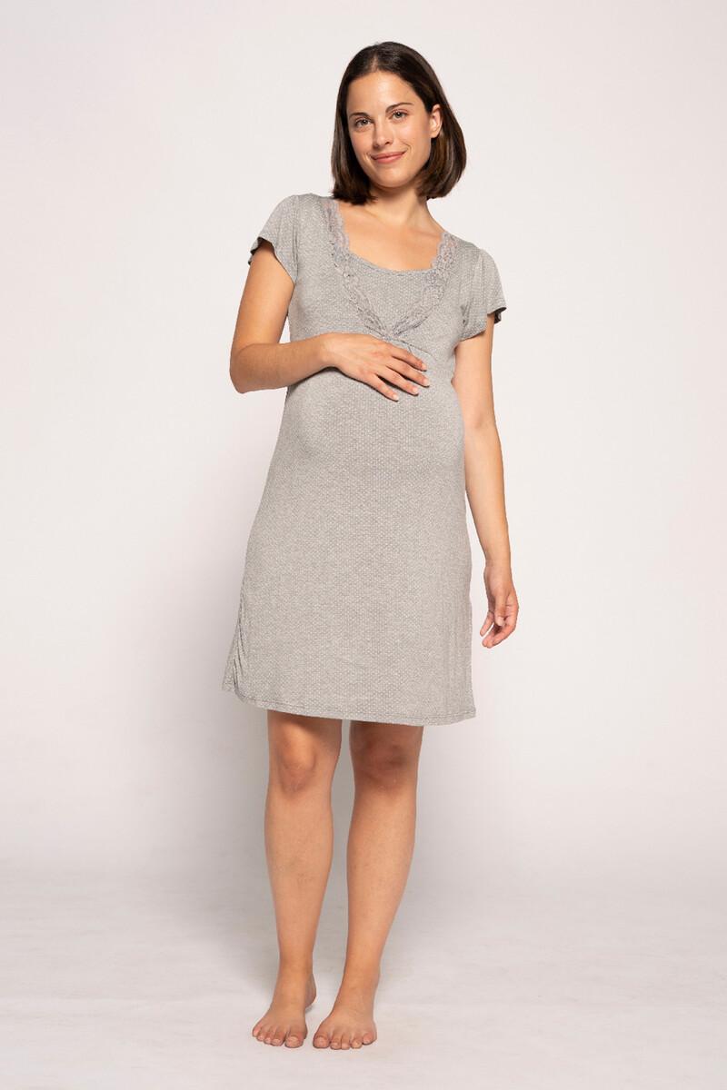 women'secret Camisón de lactancia con manga corta y lunares Precio ultrabajo
