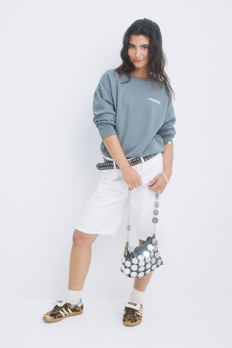 women'secret Sudadera felpa gris logo Rebajas top