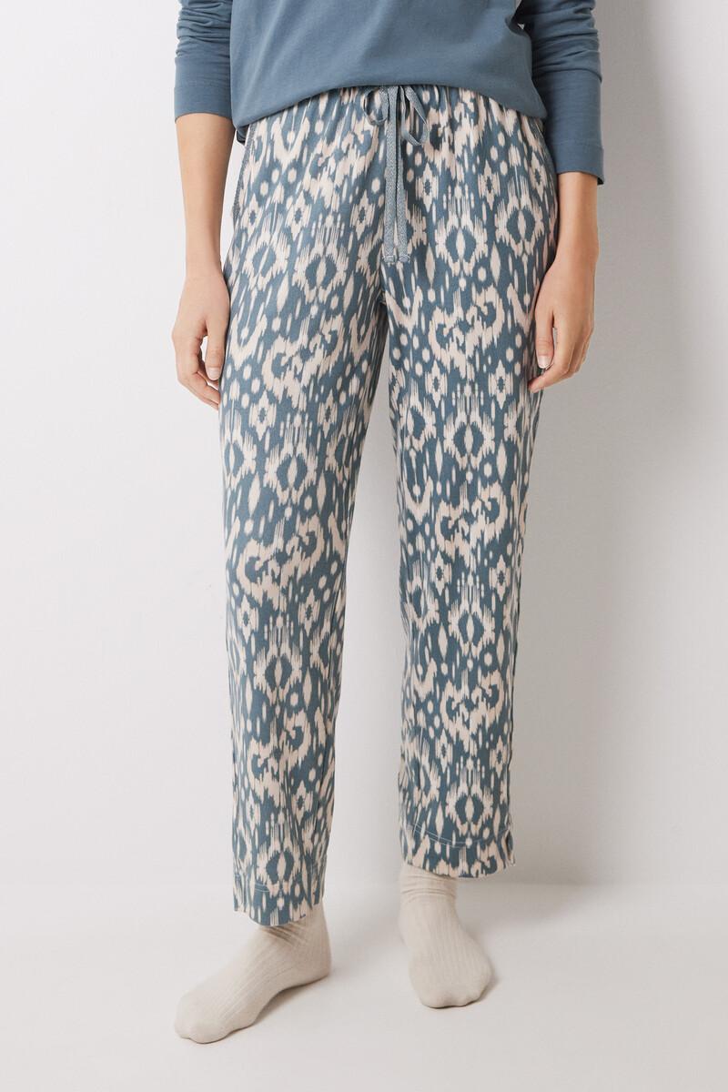 women'secret Pantalón carrot verde súper soft Envío gratis