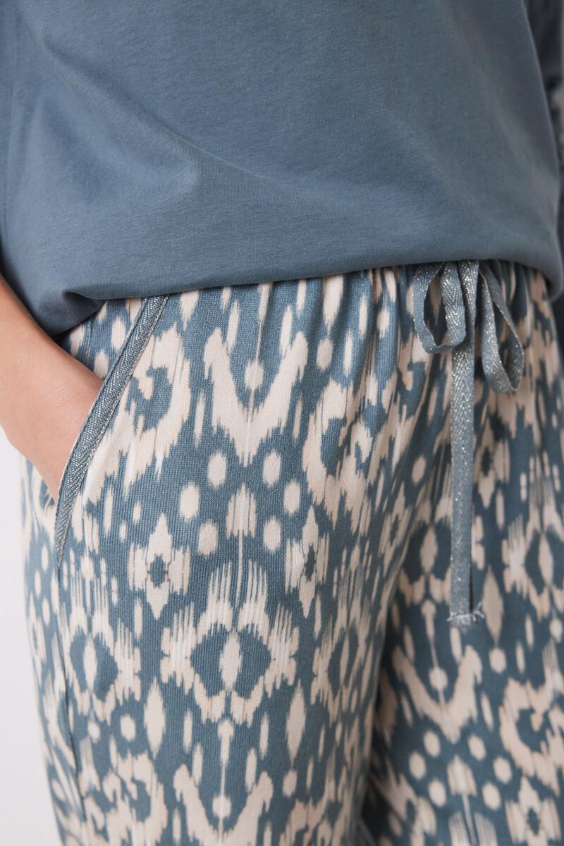 women'secret Pantalón carrot verde súper soft Envío gratis