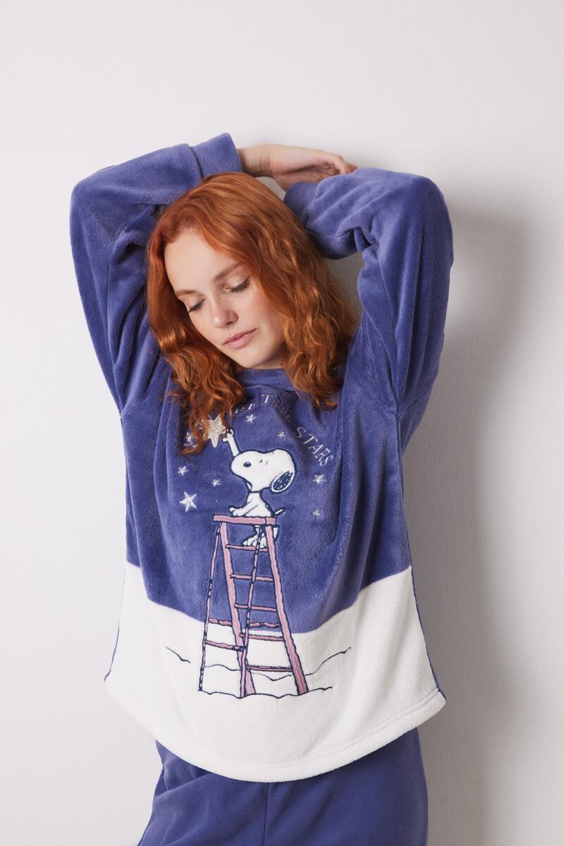 women'secret Pijama largo polar Snoopy Oferta especial