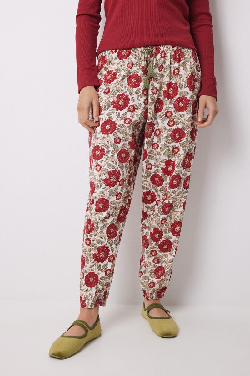 women'secret Pantalón pijama flores 100% algodón ÚLTIMAS EDICIONES