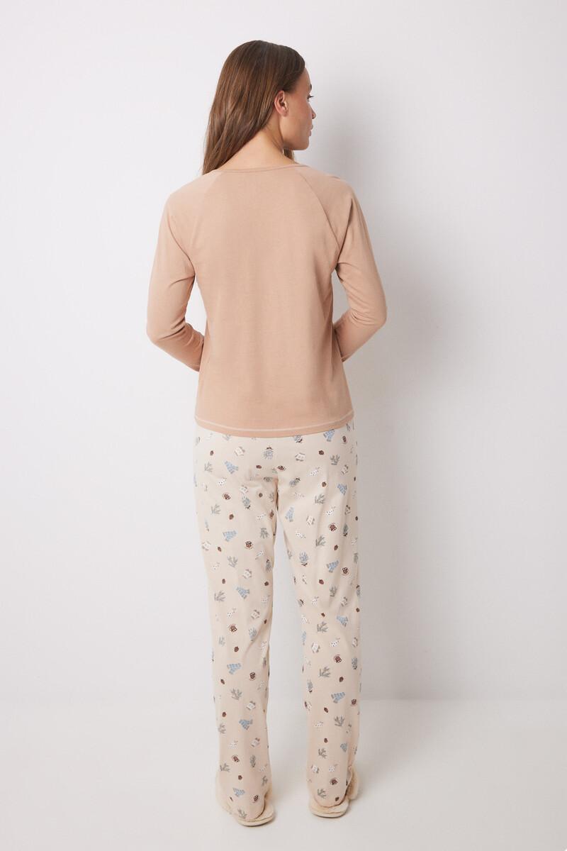 women'secret Pijama largo 100% algodón motivos navideños Oferta especial de fábrica