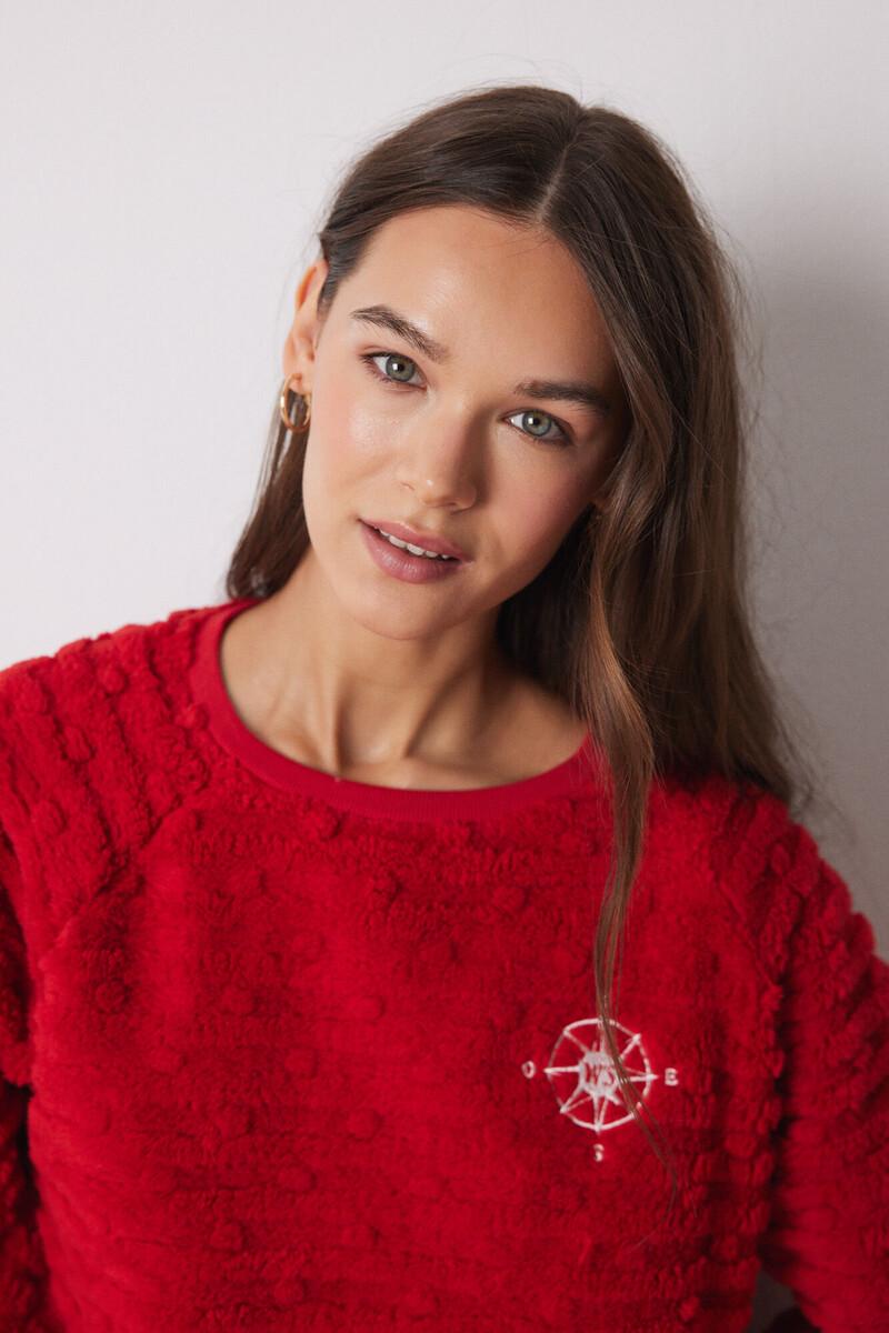 women'secret Pijama largo pelo y polar fleece Promoción trimestral