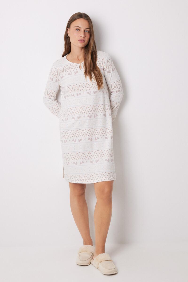women'secret Camisón corto 100% algodón cenfas navideñas Última moda