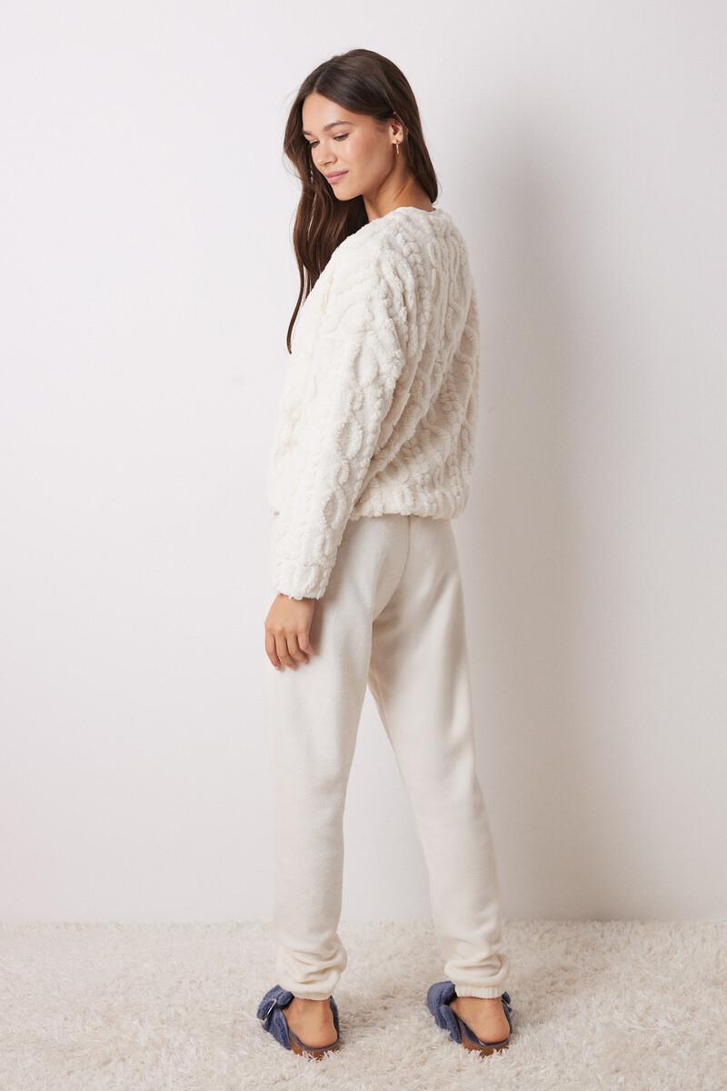 women'secret Pijama largo borreguito y polar suave Rebajas de fin de temporada