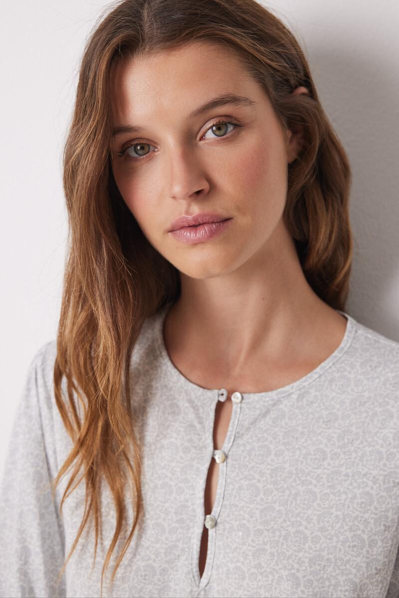 women'secret Camisón corto 100% algodón paisley ÚLTIMAS EDICIONES