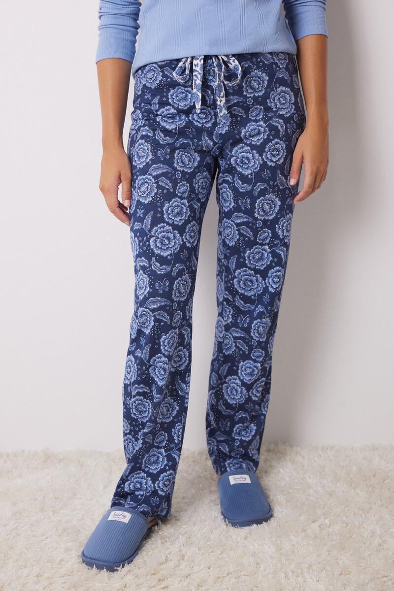 women'secret Pantalón pijama largo flores Último día