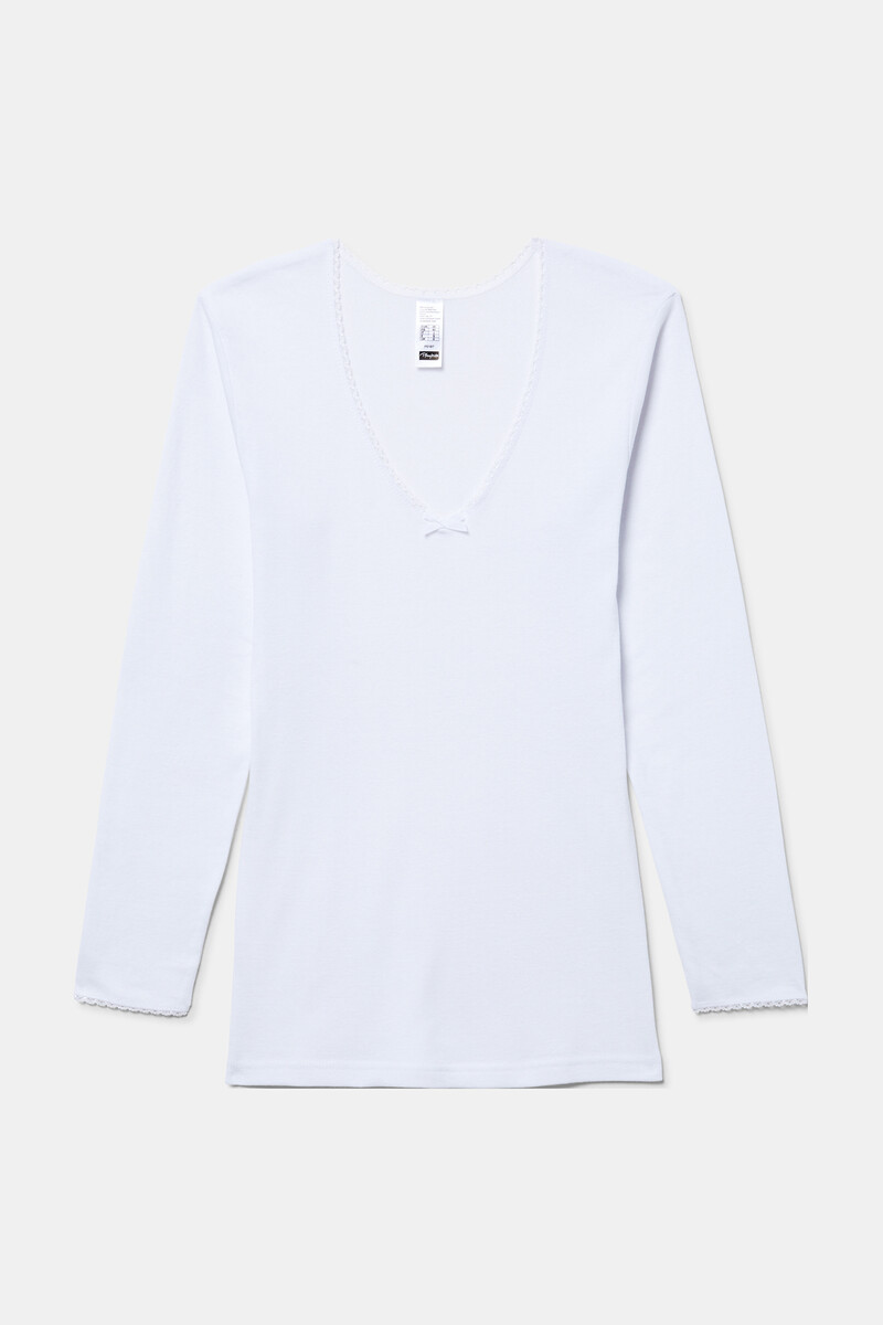 women'secret Camiseta manga larga térmica fibra de invierno con toque femenino Liquidación
