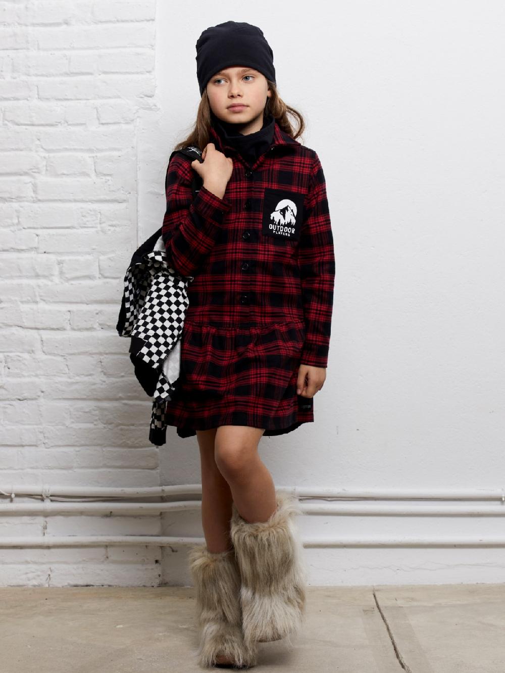 yporqué PLAID SHORT DRESS Tienda