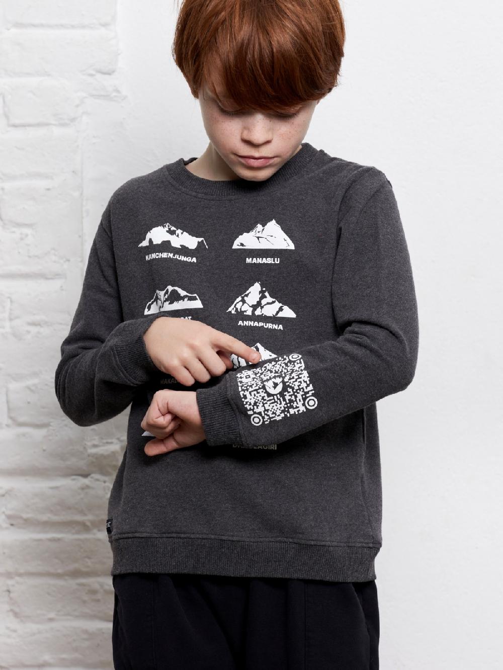 yporqué MOUNTAINS QR SWEAT Mejor oferta