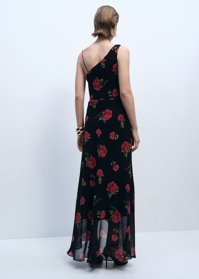 Mango Vestido largo estampado floral Precios de Black Friday