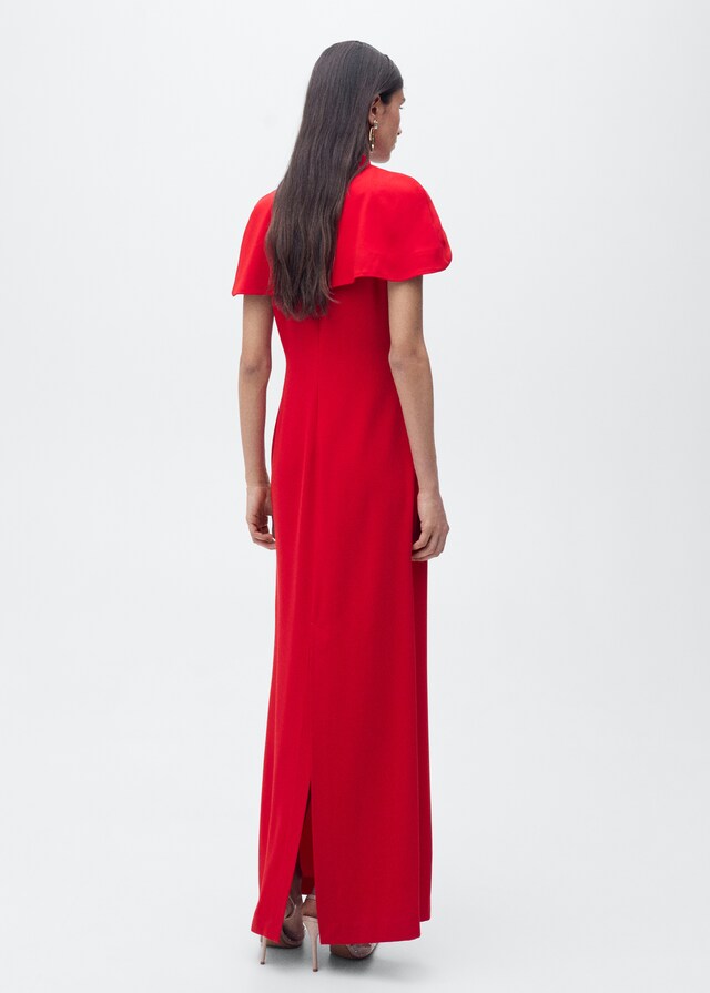 Mango Vestido recto cuello capa Grandes ahorros