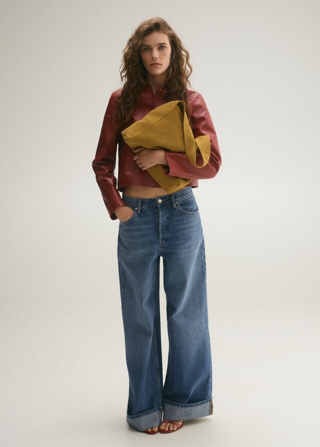 Mango Jeans wideleg bajo vuelto Devoluciones gratuitas