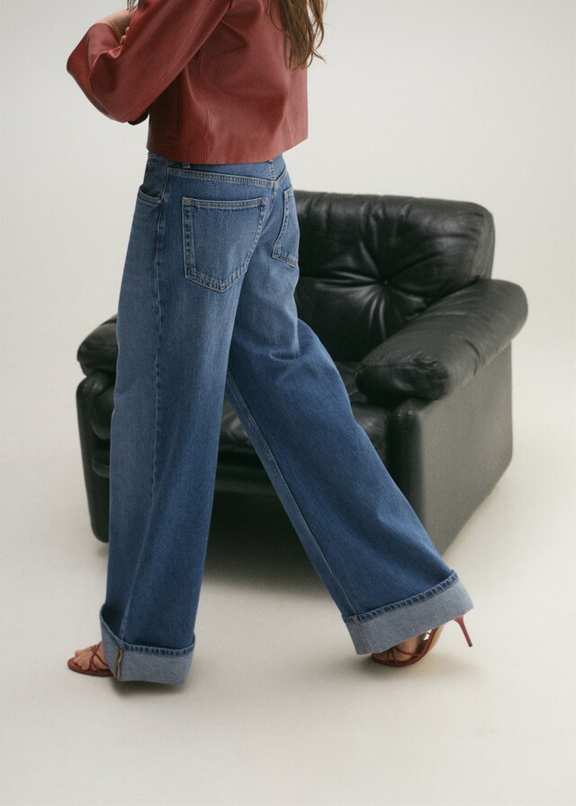 Mango Jeans wideleg bajo vuelto Devoluciones gratuitas
