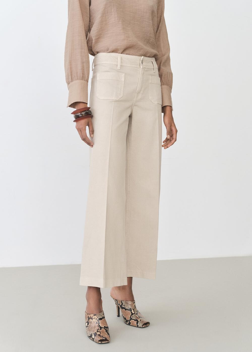 Mango Jeans wideleg bolsillos