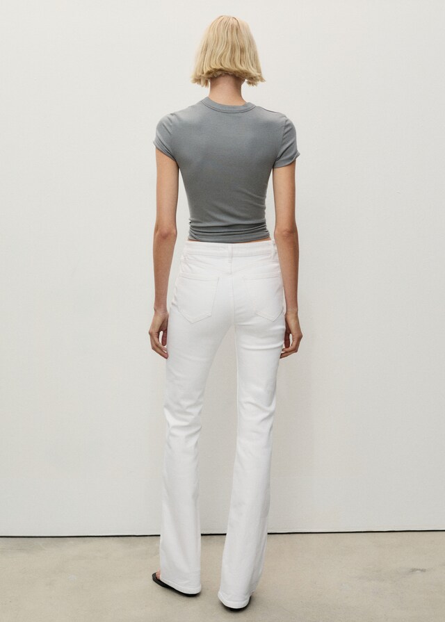 Mango Jeans Fiona flare tiro medio Outlet