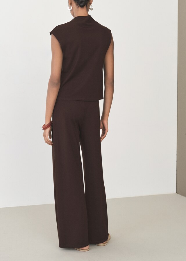 Mango Pantalón wideleg cintura elástica Venta caliente